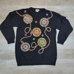 SGGS By Sacha Vintage Holiday Christmas Sweater Size Large